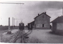 Photo -  21 - Gare De GEVREY CHAMBERTIN - Terminus De La Section Electrifiée - Motrice Satramo   - Retirage - Ohne Zuordnung