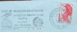 Flamingo, EN_ROUSSILLON.ST.NAZAIRE Un Coin De Mediterranee Insolite Au Pied Des Pyrenees,83, Condition As Per Scan LPS5 - Cartas & Documentos