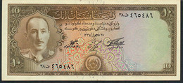 AFGHANISTAN P30c 10 AFGHANIS SH1336 1957 Signature 4   UNC. - Afghanistán