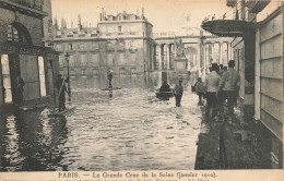 Paris * 7ème * Inondations Janvier 1910 * Place Du Palais Bourbon * Crue De La Seine Catastrophe - District 07