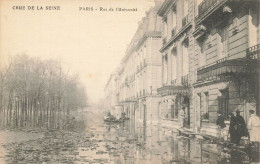 Paris * 7ème * Inondations Janvier 1910 * Rue De L'université * Crue De La Seine Catastrophe - Arrondissement: 07