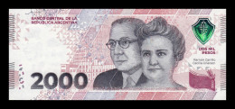 Argentina 2000 Pesos 2023 Pick 368a Sc Unc - Argentinië