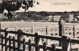 FRANCE - Perros Guirec (C Du N) - Vue De La Plage De Trestraou A B - Animé - Vue Sur La Mer - Carte Postale Ancienne - Perros-Guirec