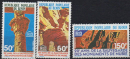 Bénin 1980 Sauvegarde Des Monuments De Nubie XXx - Benin – Dahomey (1960-...)