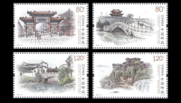 China MNH Stamps,2019-10 China Ancient Town Three,4v - Unused Stamps