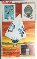 Bolivia 1983 Manned Flight Anniversary Minisheet MNH - Bolivia