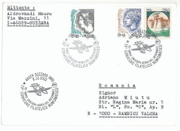 CV 26 - 1065-a AIRPLANE, Italy - Cover - Used - 2003 - Cartoline Maximum