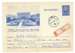 IP 63 - 0670 BUCURESTI - Registered Stationery - Used - 1963 - Interi Postali