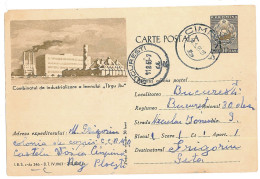 IP 63 - 0246j SAVINESTI, Chemical Plant, Romania - Stationery - Used - 1963 - Interi Postali