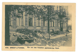 BL 38 - 15210 BREST LITOWSK, Cossacks House, Belarus - Old Postcard, CENSOR - Used - 1916 - Weißrussland