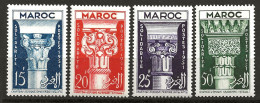 MAROC Colo:, *, N° YT 315 à 318, Série, Ch., TB - Neufs