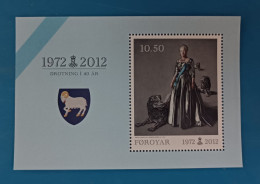 ISLAS FEROE MONARQUÍA 2012 Yv  BF 28 MNH - Isole Faroer