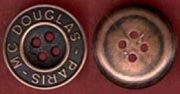 ** BOUTON  M. C. DOUGLAS  -  PARIS ** - Buttons