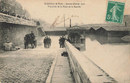 Paris * 4ème * Inondations Janvier 1910 * Vue Prise De La Place De La Bastille * Crue De La Seine - District 04