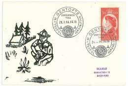 SC 28 - 474 DENMARK, Scout - Cover - Used - 1966 - Covers & Documents