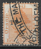 1888 Orange Free State Telegraph Used Stamp (SG # T8) CV £2.00 - Orange Free State (1868-1909)