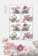 China MNH Stamps,2019-9 Peony,sheetlet - Unused Stamps