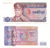 Burma 35 Kyats ND 1986 P-63 UNC - Myanmar