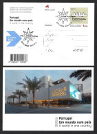 Covid 19. Dubai Universal Exhibition 2020 Changed 2022 By Covid 19. Stationery Postcard Circulated Urgently Portugal Pav - Medicina