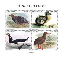Guinea Bissau 2022, Animals, Extinct Birds, Penguin, 4val In BF - Pingouins & Manchots
