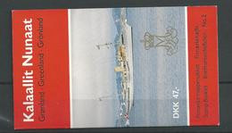 1989 MNH Greenland, Booklet  Mi MH2 Postfris** - Postzegelboekjes