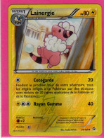 Carte Pokemon Francaise 2012 Noir Et Blanc Dragons Exaltés 39/124 Lainergie 80pv Reverse Neuve - Schwarze Und Weiße