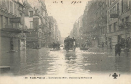 Paris * 12ème * Inondations Janvier 1910 * Faubourg St Antoine * Attelage * Crue De La Seine - Distretto: 12