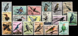 Angola 1951 - Lot Freimarken Vögel - Gestempelt Used - Colecciones & Series