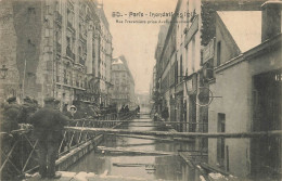 Paris * 12ème * Inondations Janvier 1910 * Rue Traversière Prise Avenue Daumesnil * Passerelles * Crue De La Seine - Distrito: 12