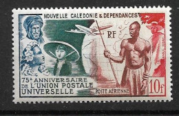 NEW CALEDONIA 1949 AIRMAL 75th UPU ANNIVERSARY  MNH - Neufs