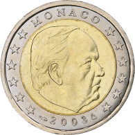 Monaco, Rainier III, 2 Euro, 2002, Monnaie De Paris, Bimétallique, SPL - Monaco