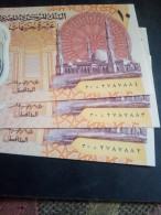 Egypt - 2022 -  3 Consecutive Polymer Note Of The 10 Pounds- ( Sign 24 - Amer ) - Rare Prefix D 30 ,UNC - Aegypten