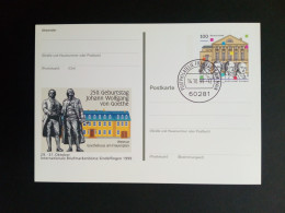 DEUTSCHLAND MI-NR. P So 60 GESTEMPELT(USED) SONDERPOSTKARTE SINDELFINGEN`99 EUROPA MITLÄUFER 1999 GOTHE - Idee Europee