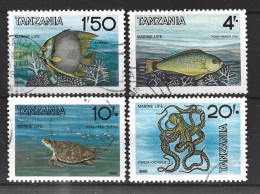 Tanzania 1986 Sea Life Y.T. 293/296 (0) - Tanzania (1964-...)