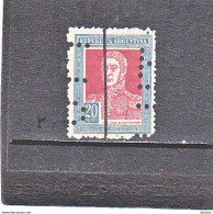 ARGENTINE 1923 Yvert 295 Rare Perforé Oblitéré - Used Stamps