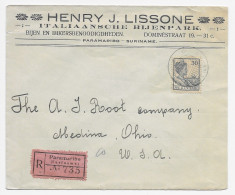 Suriname 1927, Registered To US With NVPH 97 (SN 2816) - Suriname ... - 1975