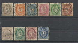 NORUEGA   YVERT   22/31 - Used Stamps