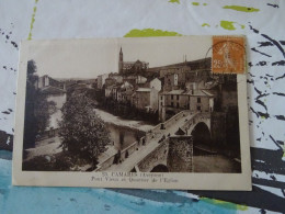 Cpa Aveyron - Camares - Pont Vieux Et Quartier De L'église - Saint Affrique