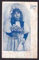 Gruss Aus....Ich Gratuliere / Year 1899 / Long Line Postcard Circulated, 2 Scans - Gruss Aus.../ Grüsse Aus...