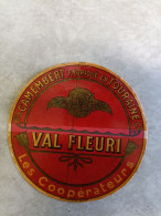 Étiquette Neuve Camembert Val Fleuri Touraine - Quesos