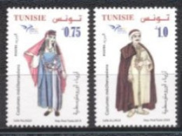 Tunisie 2019- Euromed: Costumes Méditerranéen Série (2v) - Tunisia (1956-...)