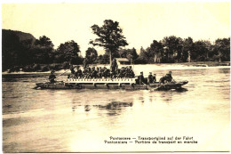 11- 3062 - Suisse - Militaria -  PONTONIERE - Transportglied Auf Der Fahrt  ----PONTONNIERS -  Portiére De Transport En - Port