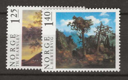 1976 MNH Norway, Mi 732-33 Postfris** - Unused Stamps