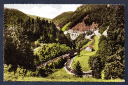 Höllental Im Schwarz Mit Ravennaschlucht. Höllentalbahn. Viaduc Ferroviaire De Ravenne. 1954 - Höllental