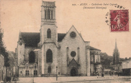 FRANCE - Agen - Vue Sur La Cathédrale Saint Caprais (monument Historique) - Vue D'ensemble - Carte Postale Ancienne - Agen