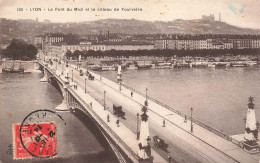 FRANCE - Lyon - Vue Sur Le Pont Du Midi Et Le Côteau De Fourvière - Animé - Voitures - Carte Postale Ancienne - Autres & Non Classés