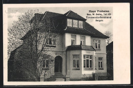 AK Timmendorferstrand, Hotel Haus Frohsinn W. Dehn, Bergstrasse  - Timmendorfer Strand