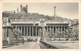 FRANCE - Vues De Lyon - Lyon - Le Pont Du Palais De Justice Et Fourvière - Animé - Carte Postale Ancienne - Autres & Non Classés