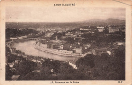 FRANCE - Lyon Illustré - Panorama Sur La Saône - Vue Sur La Ville - Vue D'ensemble - Carte Postale Ancienne - Otros & Sin Clasificación