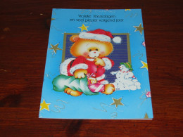 73908-   DOUBLE CARD CA. 11 X 16 CM. -  BEREN / BEARS / BÄREN / OURS / ORSI / TEDDYBEARS - Jeux Et Jouets